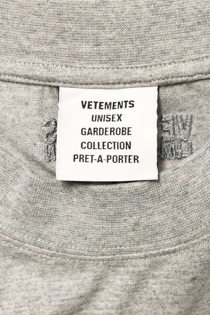 Vetements 25AW Print T-Shirt Gray Size S