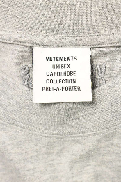 Vetements 25AW Print T-Shirt Gray Size M