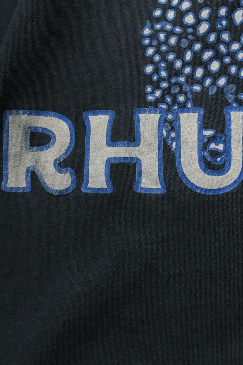 Rhude Print T-Shirt Black Size M