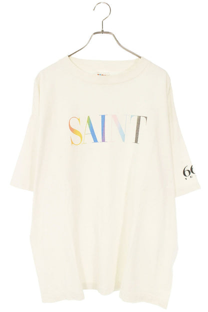 SAINT MICHAEL 24AW Rainbow Saint Tee White Size XL
