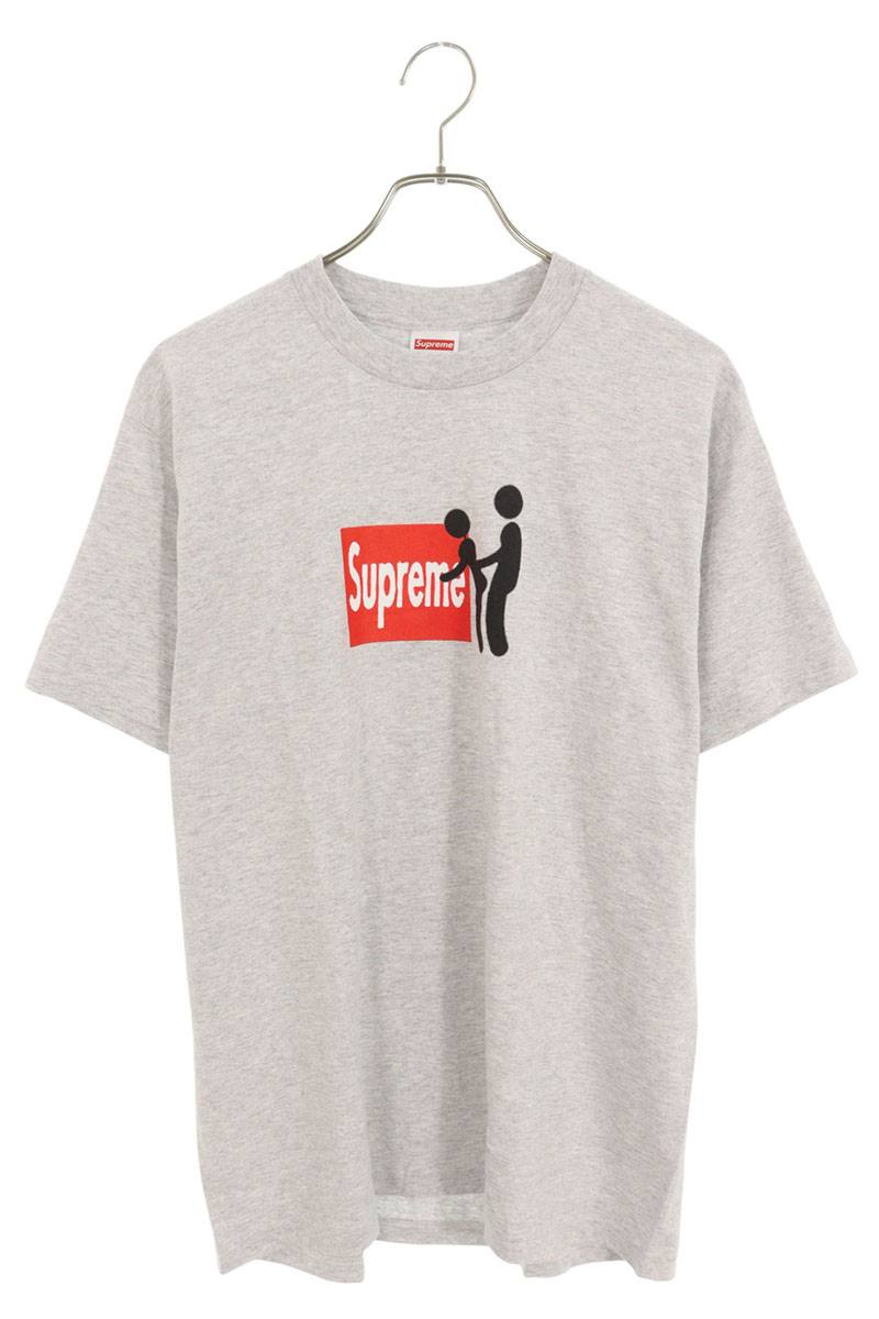 SUPREME 25AW Stick Tee Gray Size M