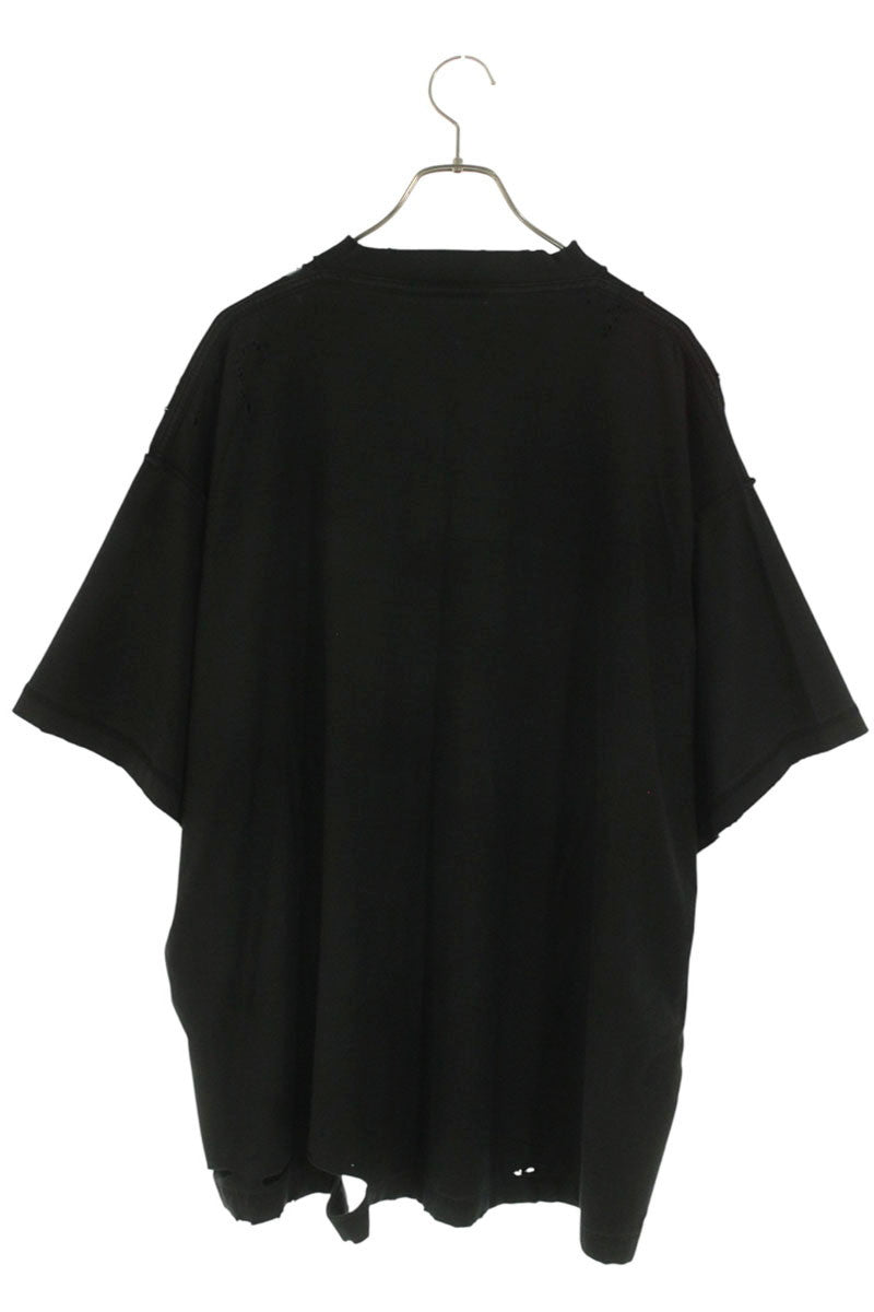 Balenciaga Print T-Shirt Black Size XL