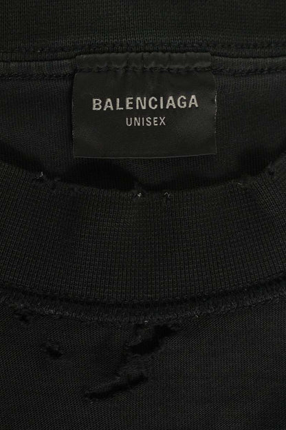 Balenciaga Print T-Shirt Black Size XL