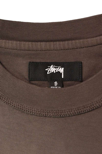 STUSSY LAZY SS Inside Out T-Shirt Charcoal Gray Size S