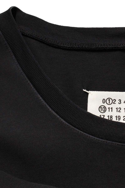 Maison Margiela Overdyed Logo T-Shirt Black Size S