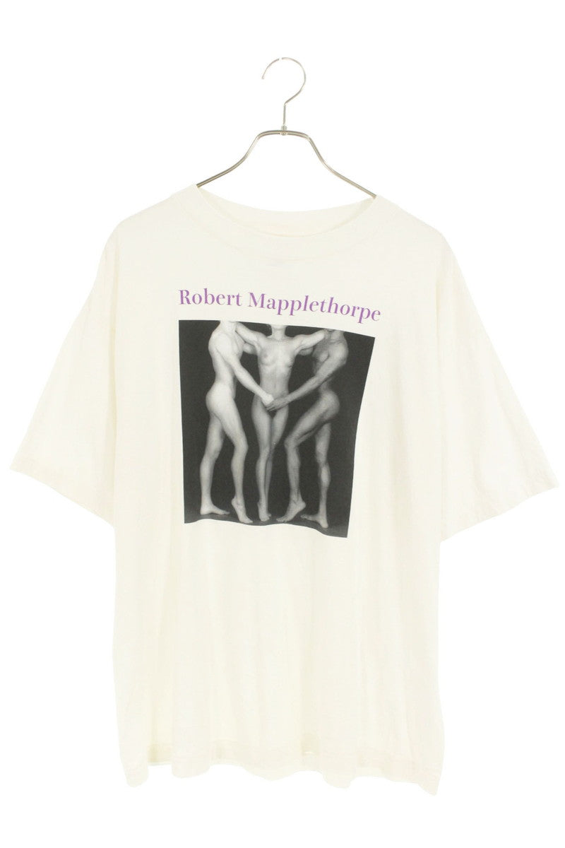 SAINT MICHAEL Embrace Photo Print Tee White Size L