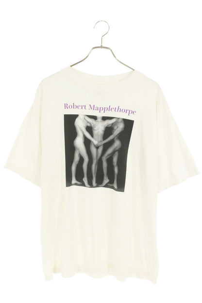 SAINT MICHAEL Embrace Photo Print Tee White Size L