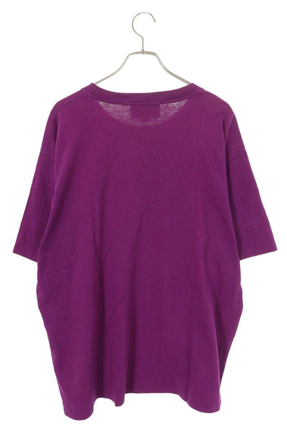 GUCCI Front Logo T-Shirt Purple Size XXL