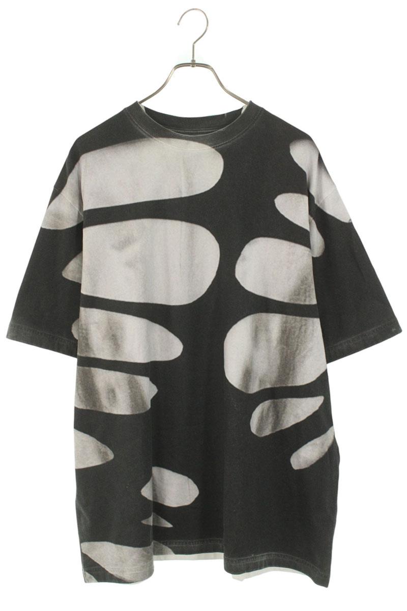 PHOEBE PHILO 25SS Graphic Print T-Shirt Black/White Size L