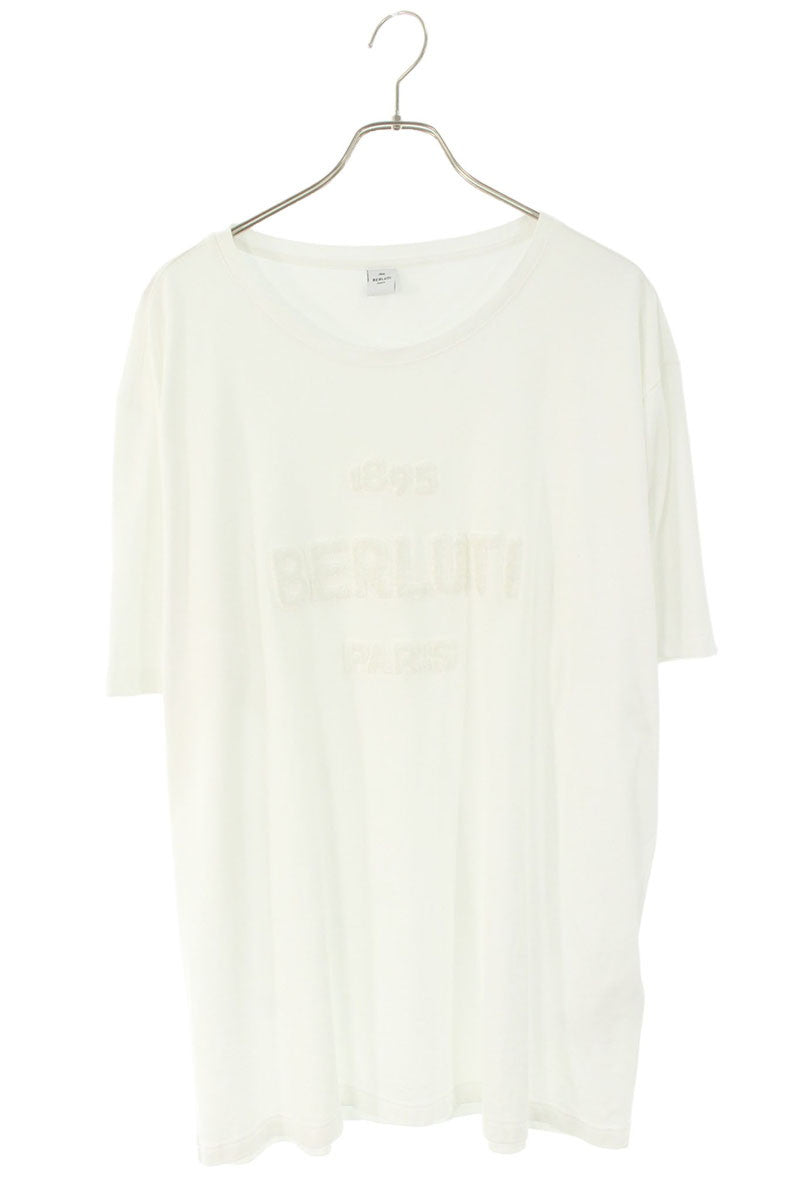Berluti Terry Cloth Logo T-Shirt White Size 3XL