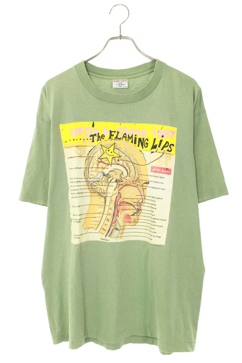 VINTAGE Flaming lips UFOs in China Front Print Size XL