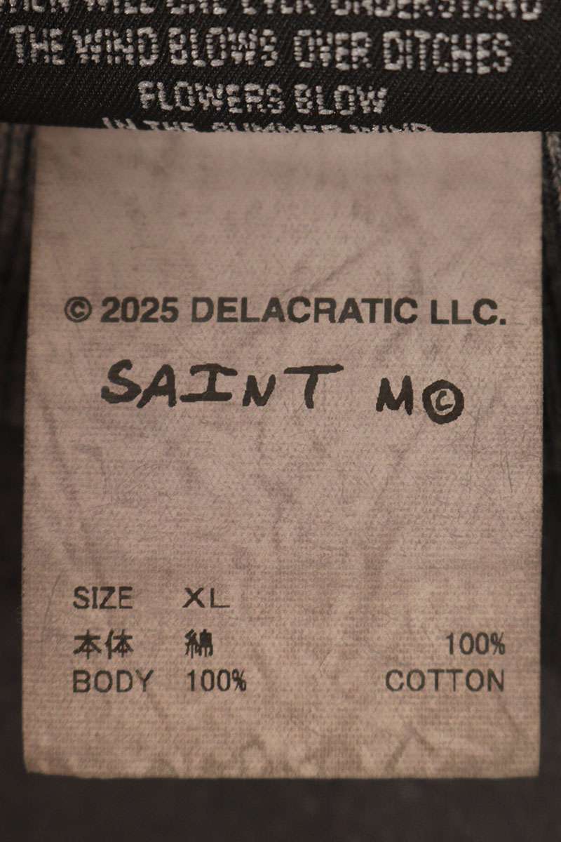 SAINT MICHAEL De La Soul Print Tee Black Size XL