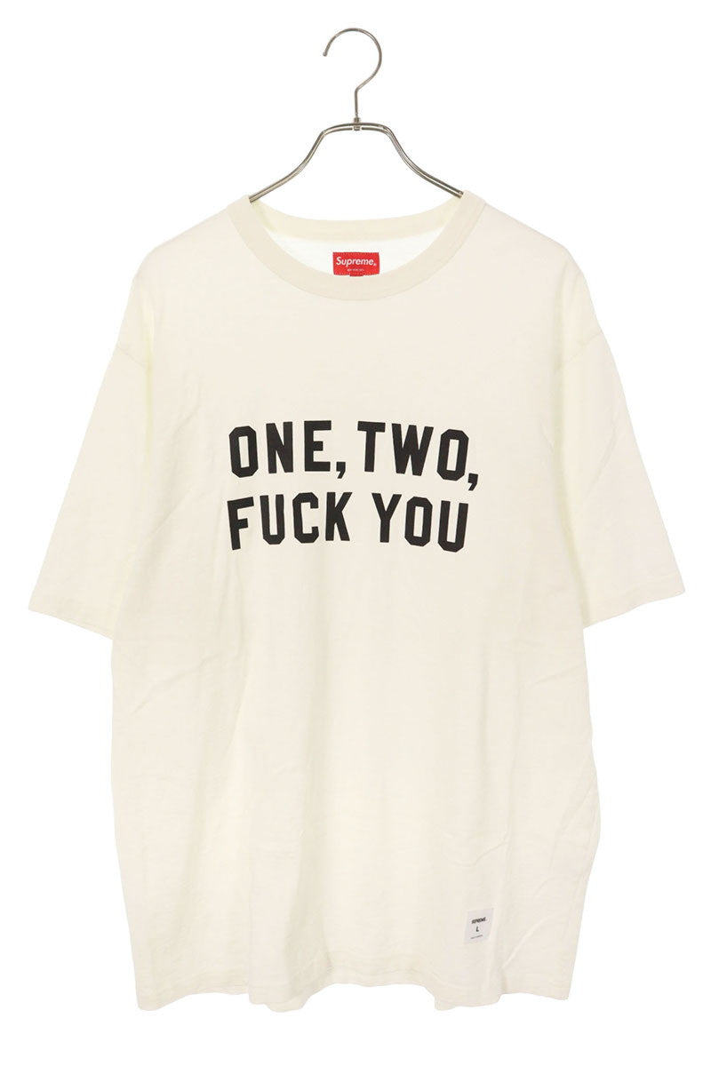 SUPREME 23SS One Two F**k You Tee White Size L
