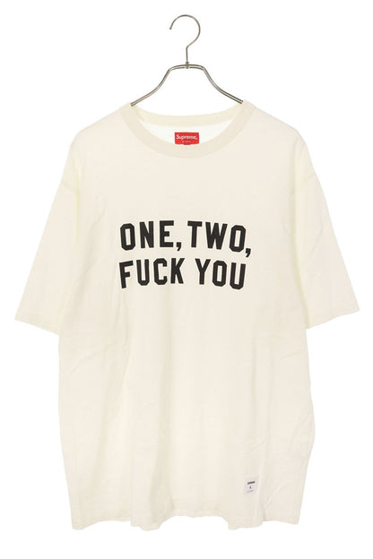 SUPREME 23SS One Two F**k You Tee White Size L