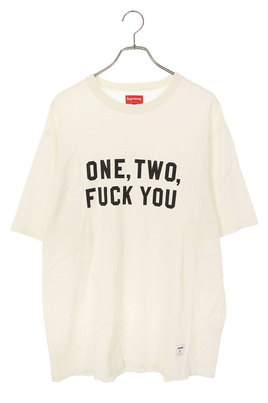 SUPREME 23SS One Two F**k You Tee White Size L