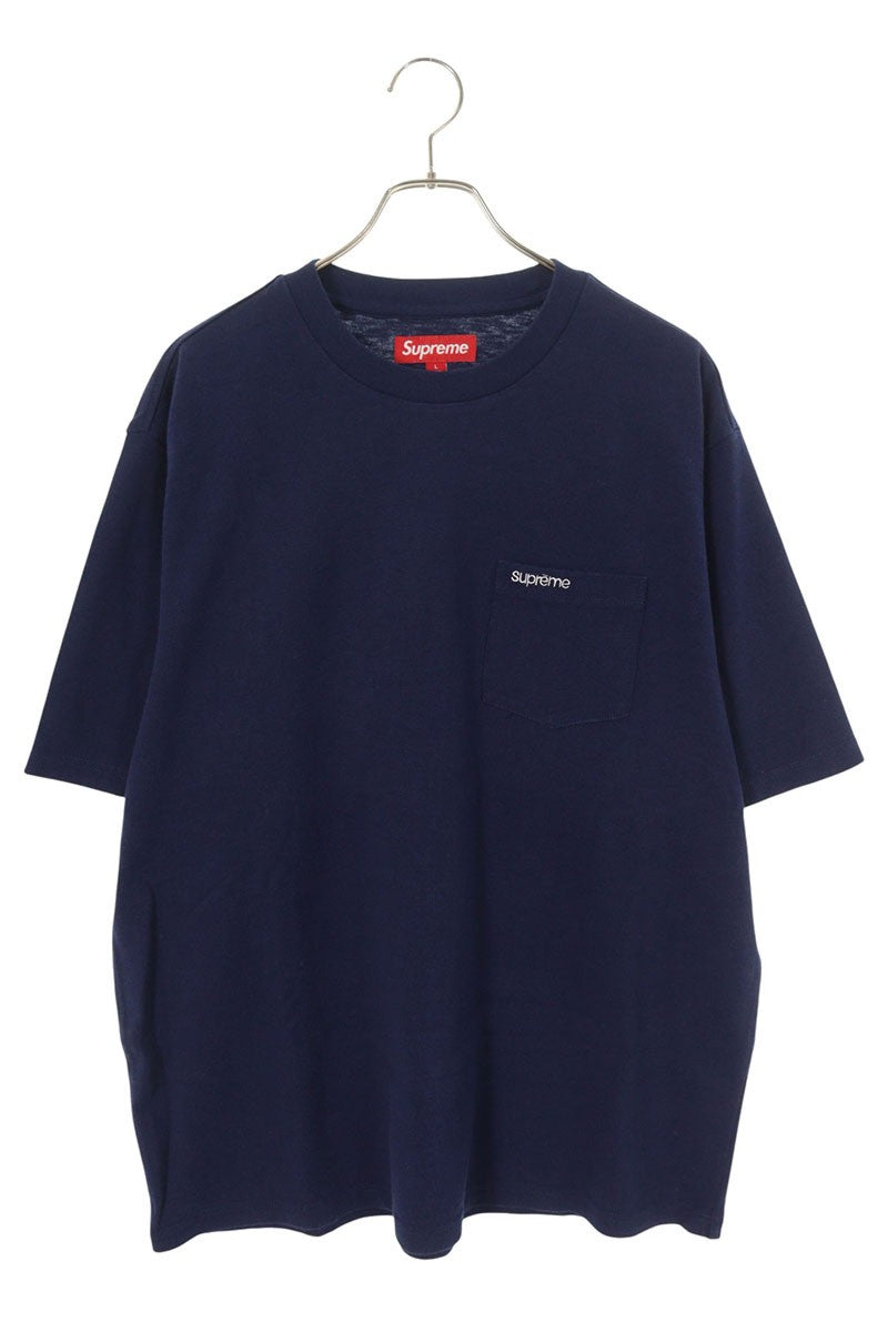 SUPREME Pocket Tee Navy Size L