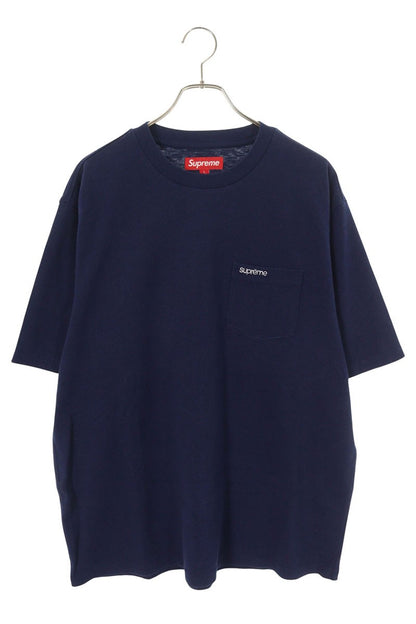 SUPREME Pocket Tee Navy Size L