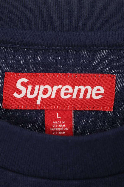 SUPREME Pocket Tee Navy Size L