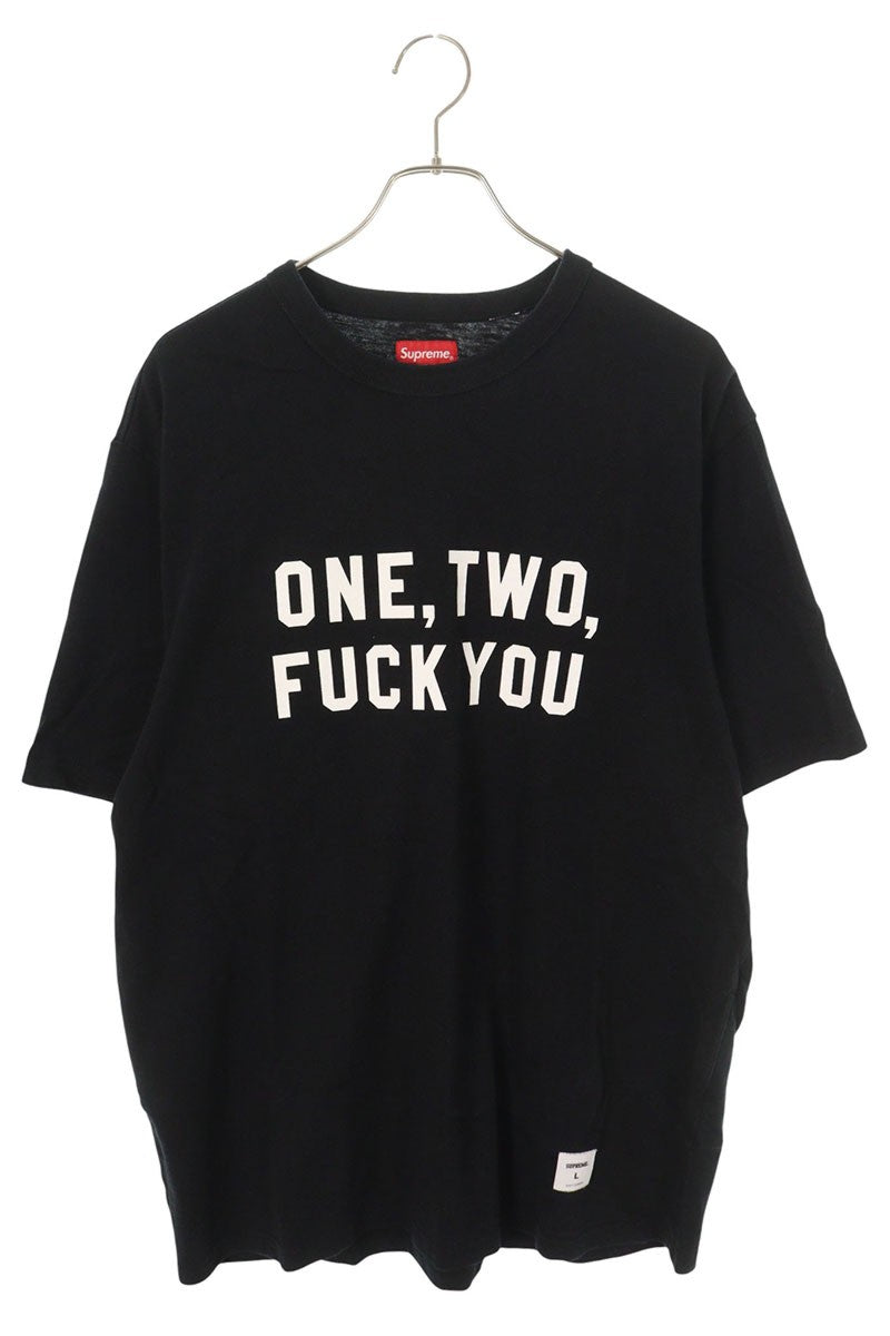 SUPREME 23SS One Two F**k You Tee Black Size L