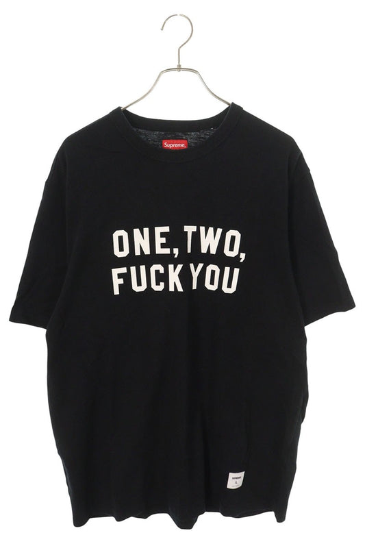 SUPREME 23SS One Two F**k You Tee Black Size L