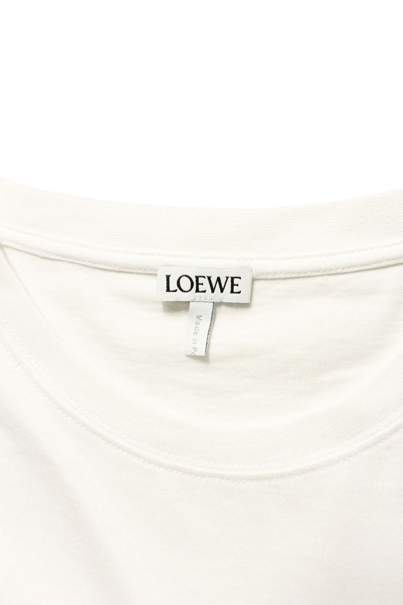 LOEWE Anagram Embroidered T-shirt White Size M