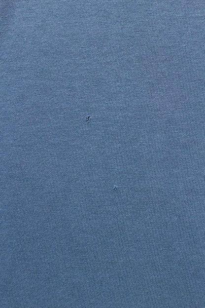DIOR Relaxed Fit Distressed Logo Print T-shirt Blue Size M