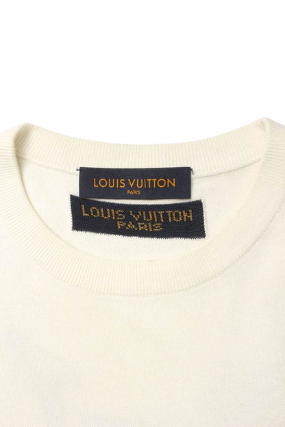 Louis Vuitton T-Shirt White x Black Size M