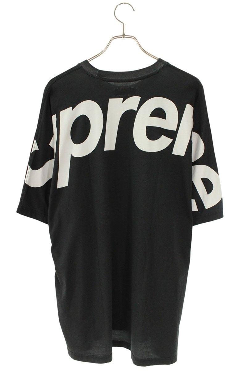 SUPREME Split Logo Print S S Top Black Size L