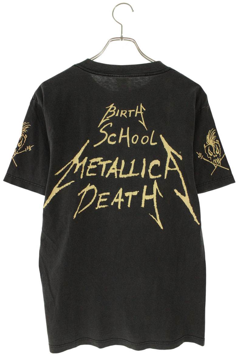 VINTAGE Metallica Print T-shirt Black Size M