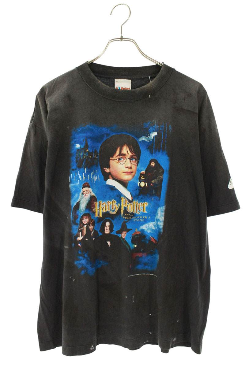 SAINT MICHAEL 25AW PHILSPHR'S STONE Tee Black Size L
