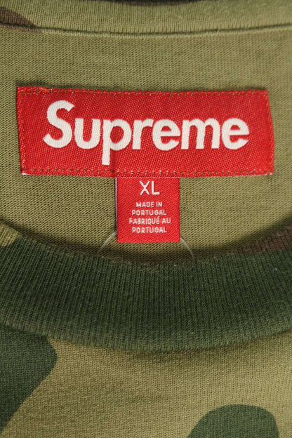 SUPREME 25SS Camo Small Box Tee Green Size XL