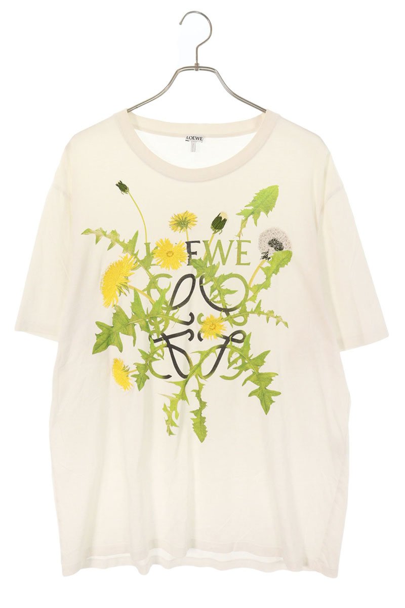 LOEWE Flower Embroidered Anagram Print T-shirt Multi Size XL