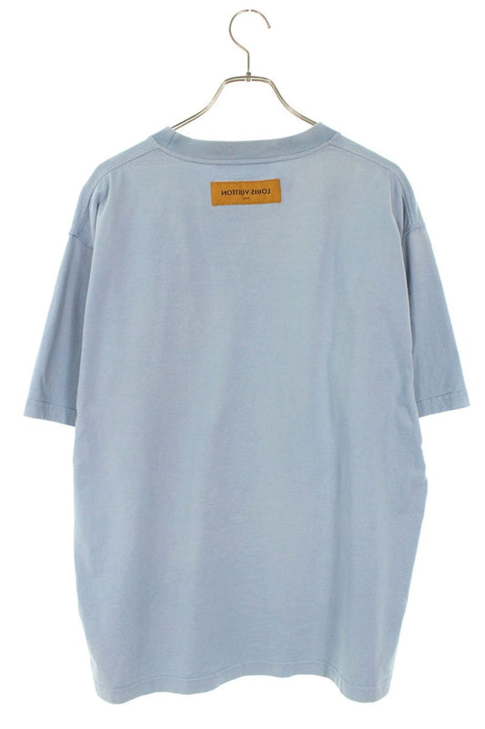 Louis Vuitton Logo T-Shirt Blue Size XXL