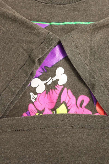 VINTAGE L7 Bricks Are Heavy Print T-shirt Black Size XL