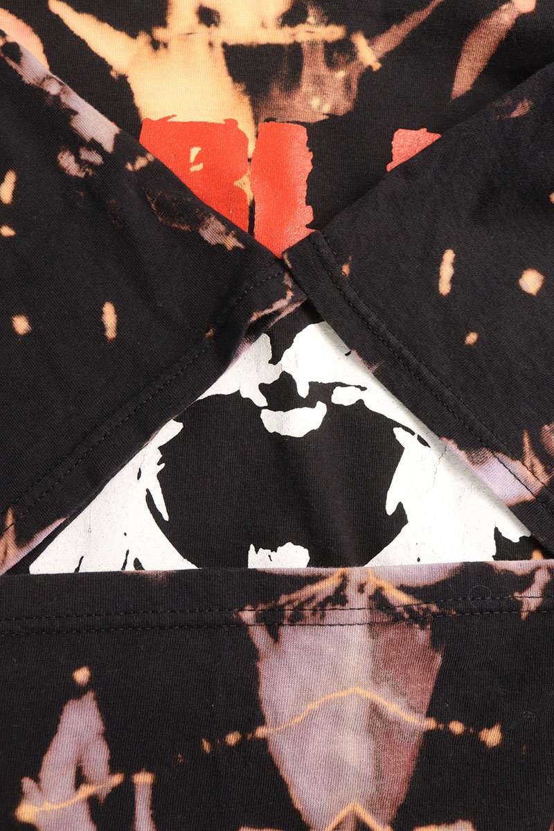 VINTAGE Pearl Jam Tie-Dye Print T-shirt Black Size XL