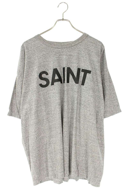 SAINT MICHAEL 25SS Logo Vintage Tee Gray Size XL