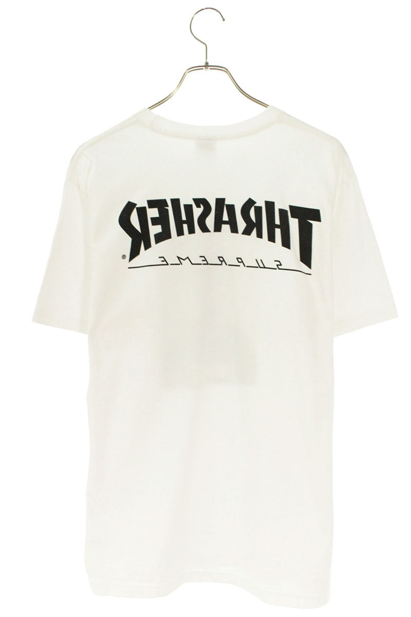 Supreme x Thrasher 24AW Thrasher Harola Tee Print T-Shirt White Size M
