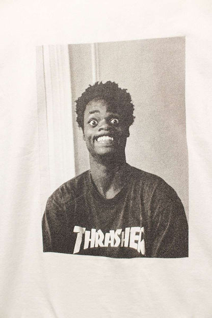 Supreme x Thrasher 24AW Thrasher Harola Tee Print T-Shirt White Size M