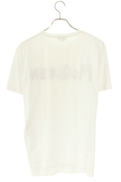 Alexander McQUEEN Logo Print T-Shirt White Size L