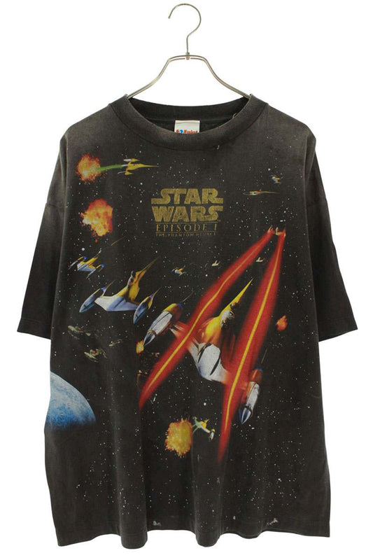 SAINT MICHAEL 25SS Movie Print Tee Black Size XL