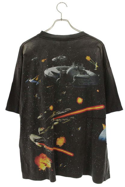 SAINT MICHAEL 25SS Movie Print Tee Black Size XL