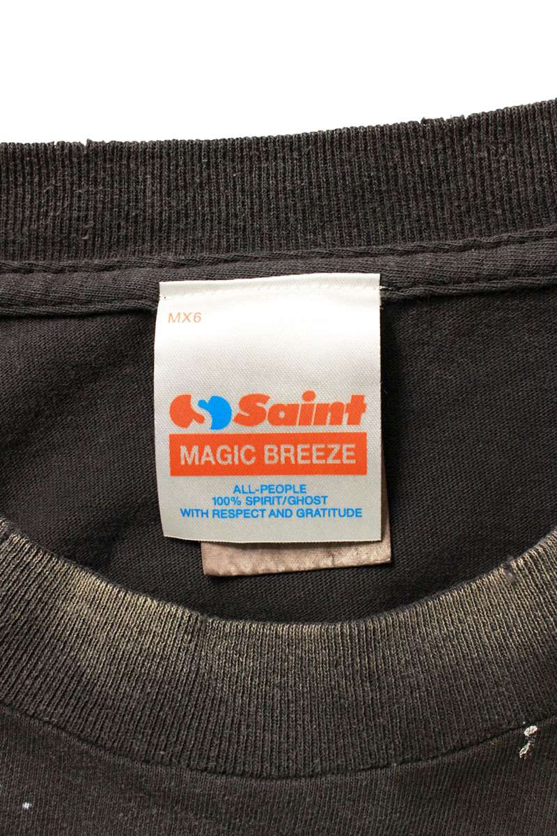 SAINT MICHAEL 25SS Movie Print Tee Black Size XL