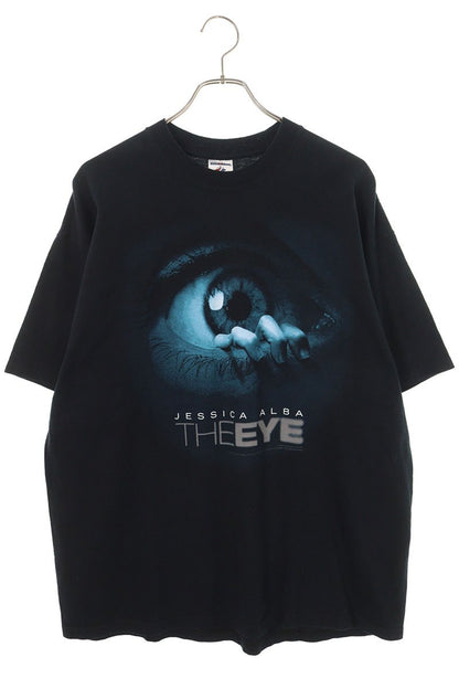 VINTAGE Black "the EYE" Graphic Print T-Shirt Size XL
