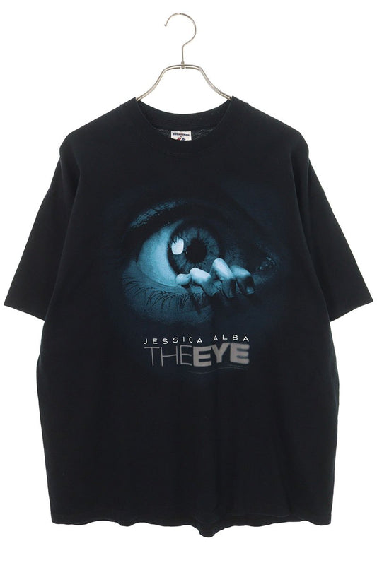 VINTAGE Black "the EYE" Graphic Print T-Shirt Size XL