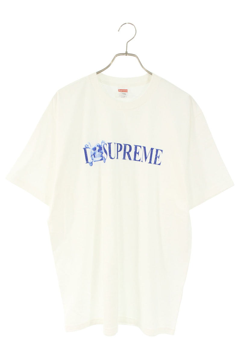 SUPREME 25AW Skull Tee White Size L