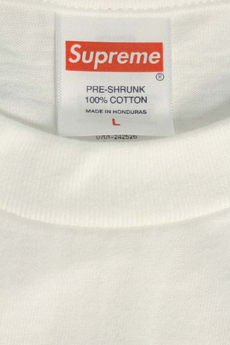 SUPREME 25AW Skull Tee White Size L