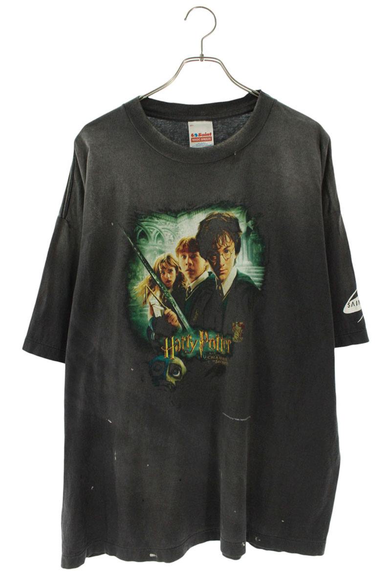 SAINT MICHAEL 25AW Vintage Movie Tee Black XXL Size XXL