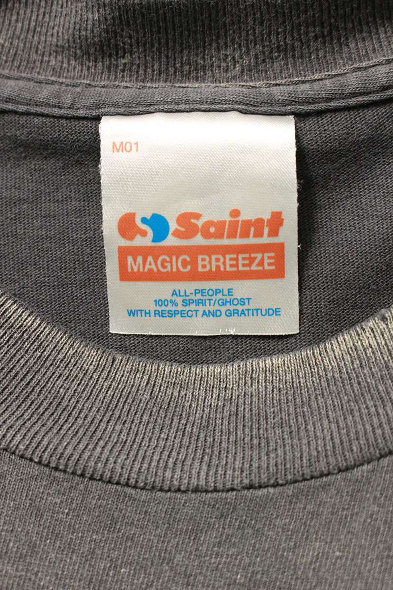 SAINT MICHAEL 25AW Vintage Movie Tee Black XXL Size XXL