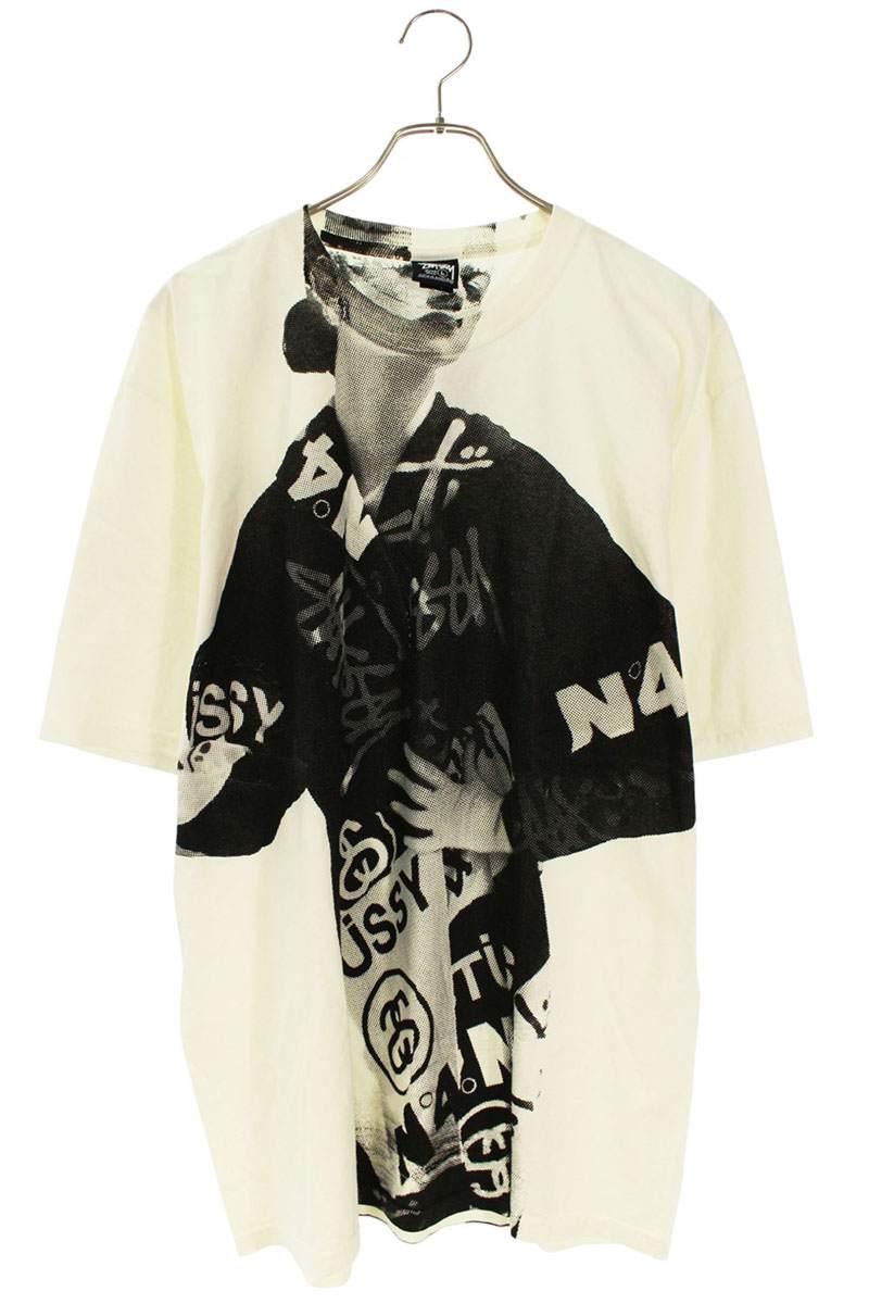 STUSSY 25AW Paris Tee White Size L
