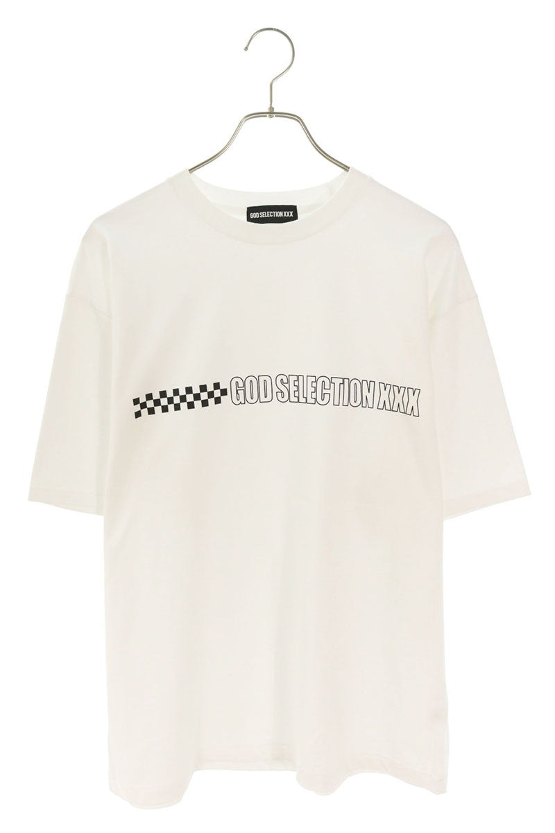 GOD SELECTION XXX Logo Print Tee White Size L